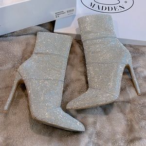 Steve Madden Winona rhinestone booties